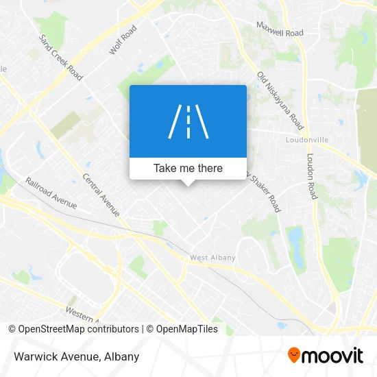 Warwick Avenue map