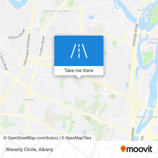 Mapa de Waverly Circle