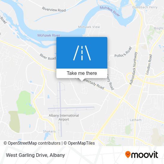 Mapa de West Garling Drive