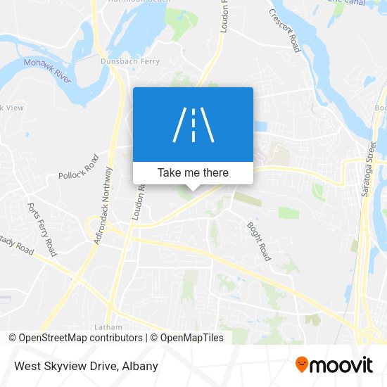 Mapa de West Skyview Drive
