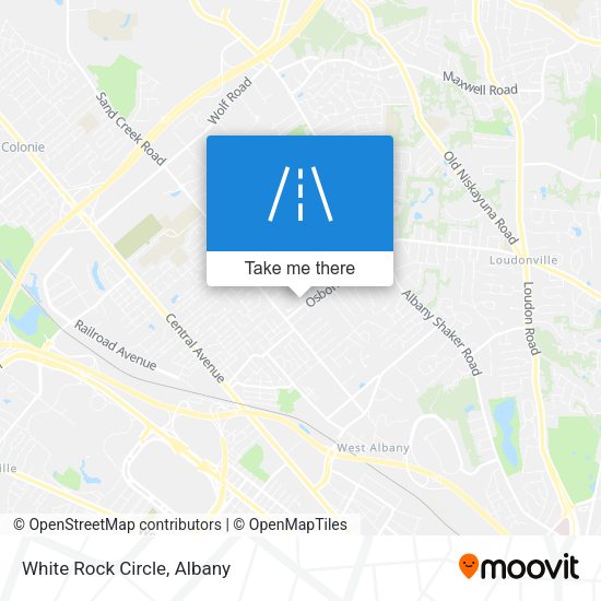 Mapa de White Rock Circle