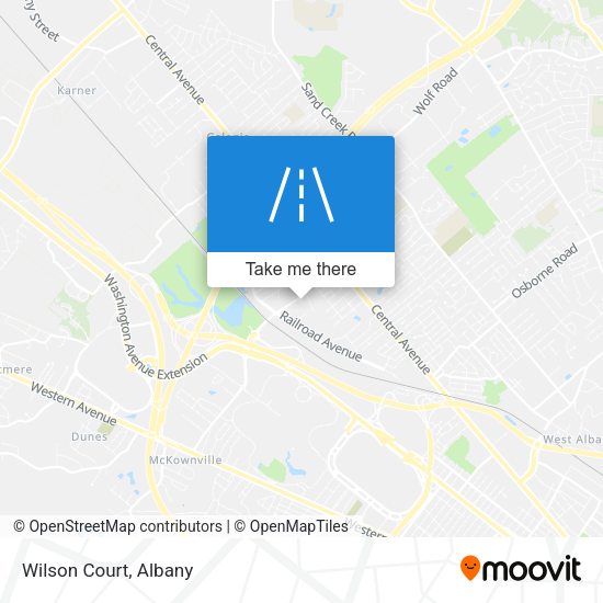 Mapa de Wilson Court
