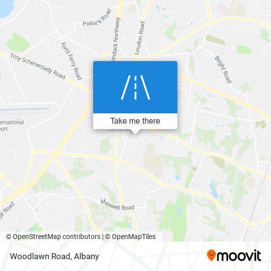 Woodlawn Road map