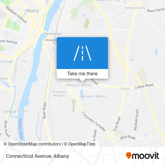 Mapa de Connecticut Avenue