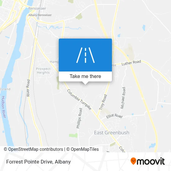 Forrest Pointe Drive map