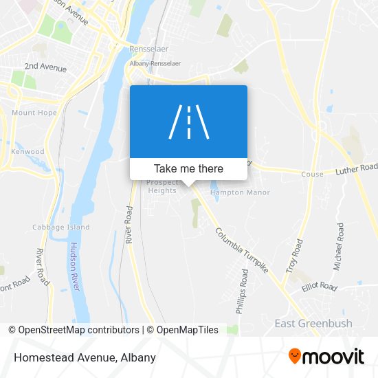 Mapa de Homestead Avenue