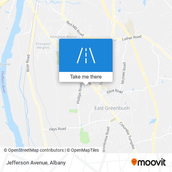 Jefferson Avenue map