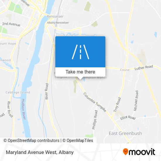 Mapa de Maryland Avenue West