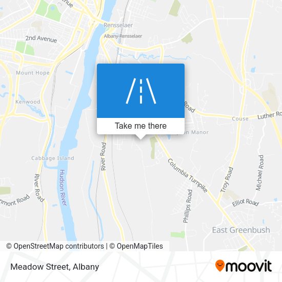 Mapa de Meadow Street