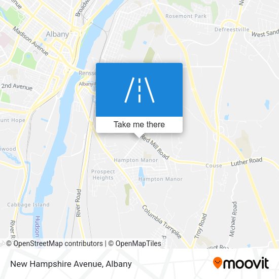 New Hampshire Avenue map