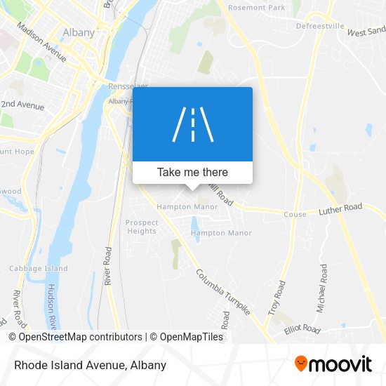Mapa de Rhode Island Avenue