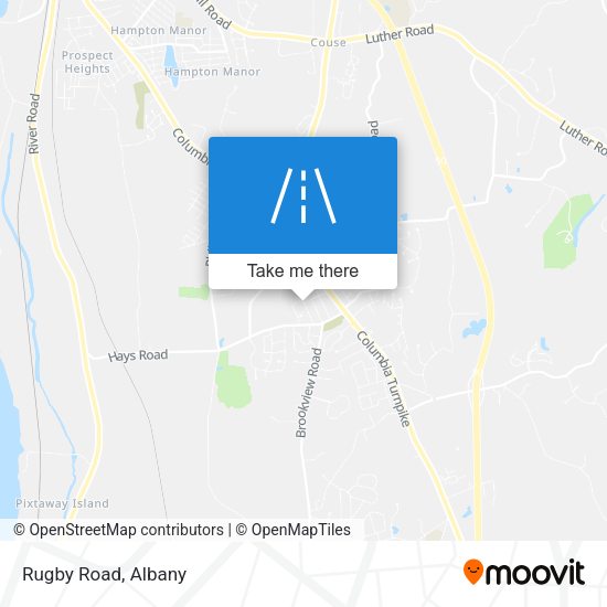 Mapa de Rugby Road