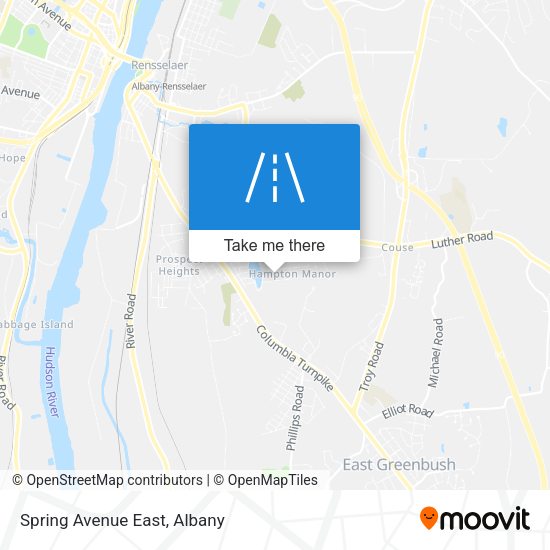 Mapa de Spring Avenue East
