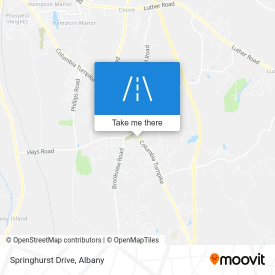 Springhurst Drive map