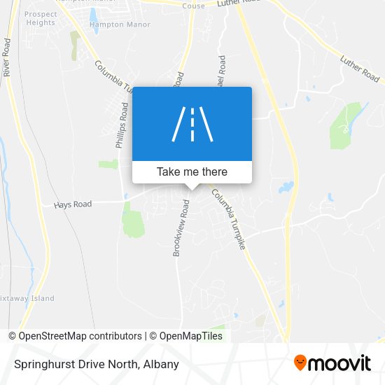 Springhurst Drive North map