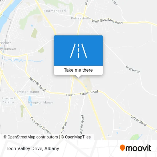 Tech Valley Drive map