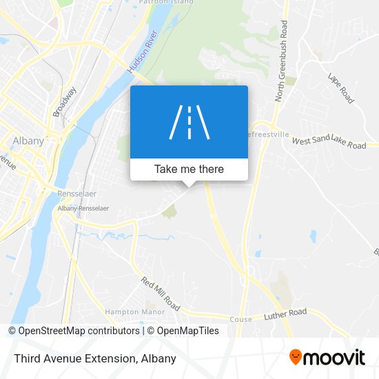 Third Avenue Extension map