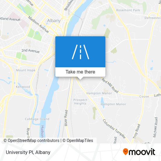 Mapa de University Pl