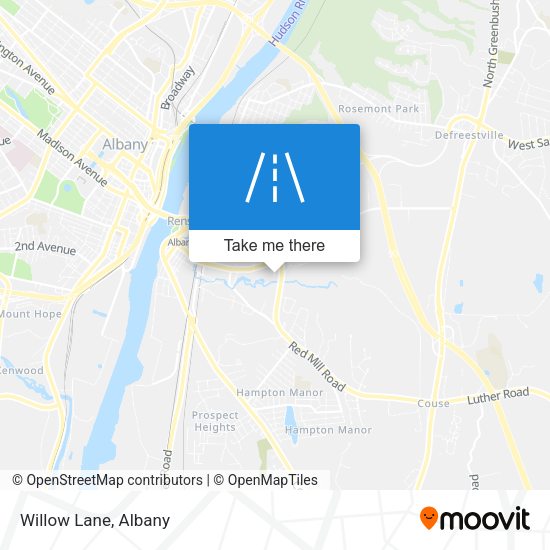Mapa de Willow Lane