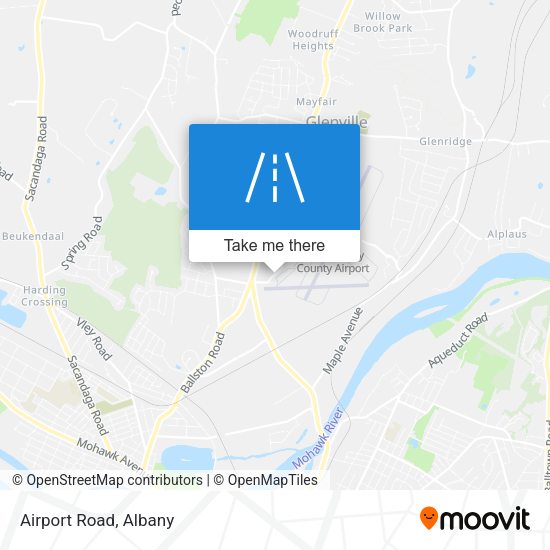 Mapa de Airport Road