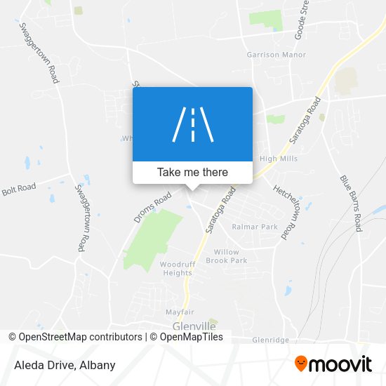 Aleda Drive map