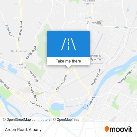 Mapa de Arden Road