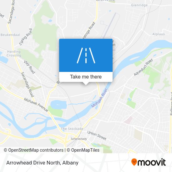 Arrowhead Drive North map