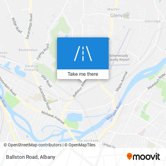 Ballston Road map