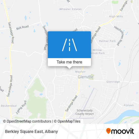 Mapa de Berkley Square East