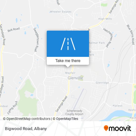 Bigwood Road map