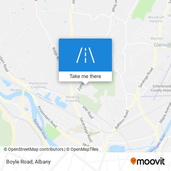 Mapa de Boyle Road