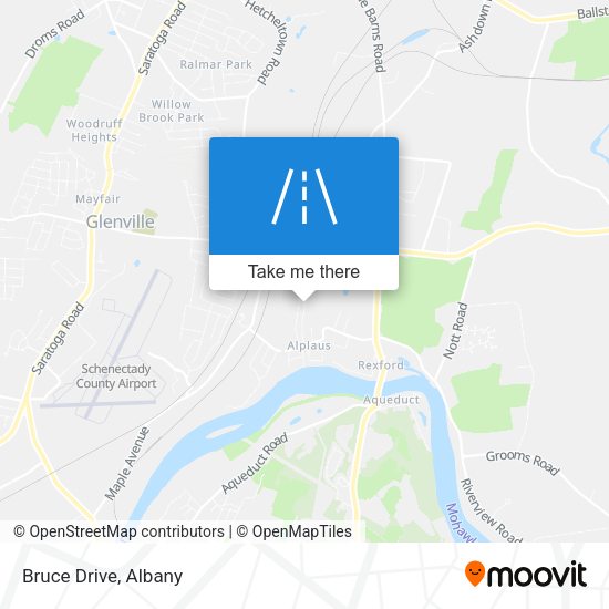 Bruce Drive map