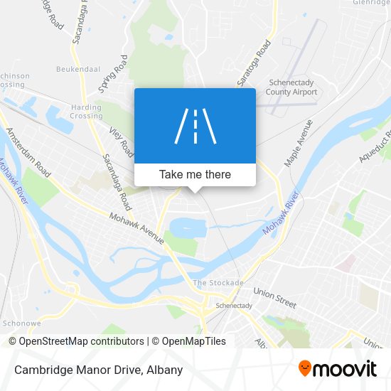Mapa de Cambridge Manor Drive