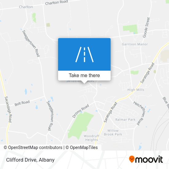 Mapa de Clifford Drive
