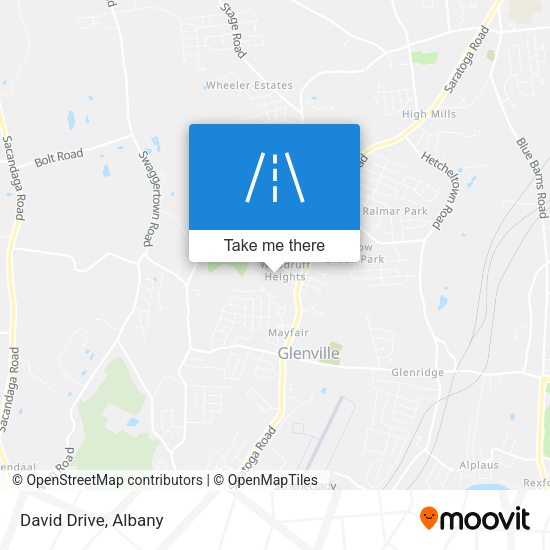 David Drive map