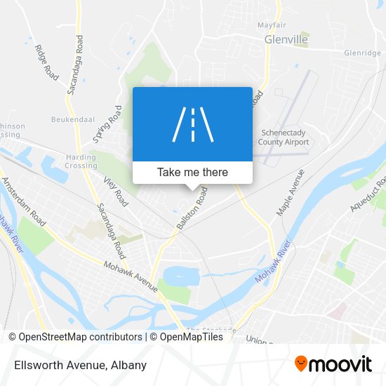 Mapa de Ellsworth Avenue