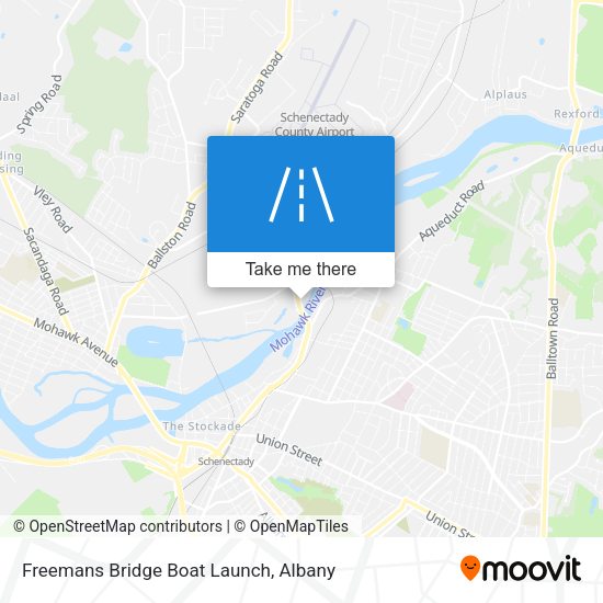 Freemans Bridge Boat Launch map