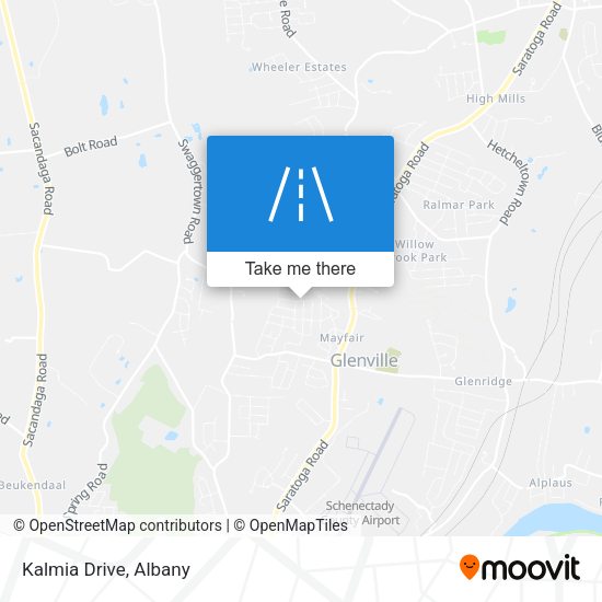 Mapa de Kalmia Drive