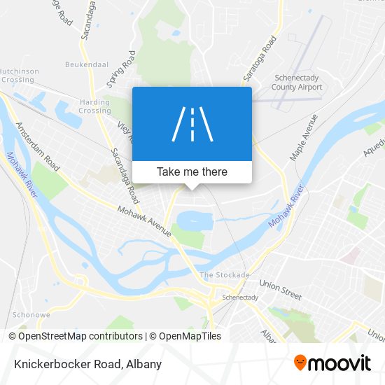 Knickerbocker Road map