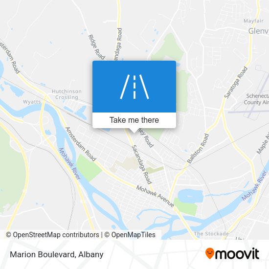 Mapa de Marion Boulevard