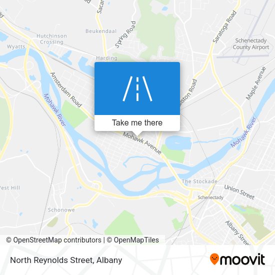 Mapa de North Reynolds Street