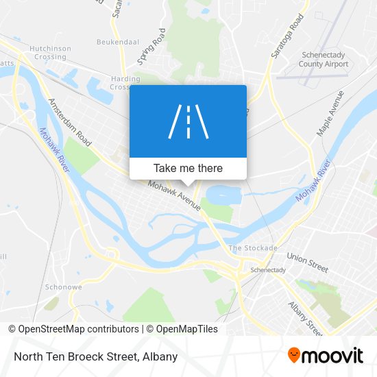 Mapa de North Ten Broeck Street
