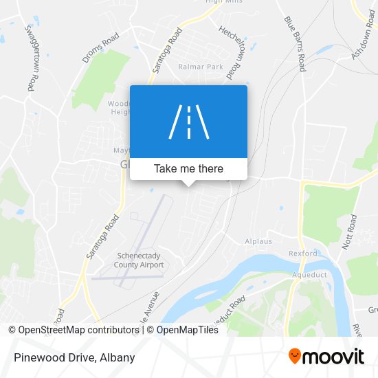 Mapa de Pinewood Drive
