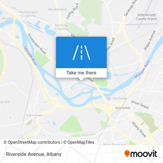 Riverside Avenue map