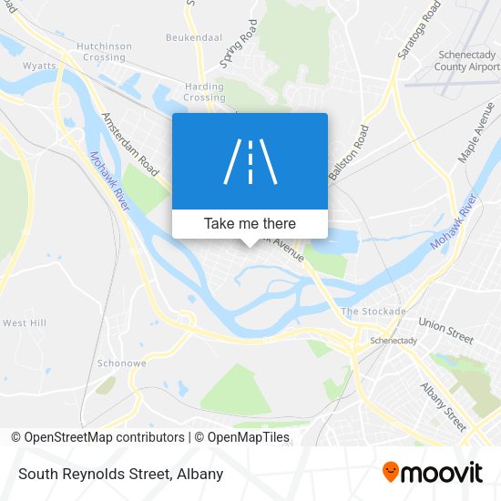 Mapa de South Reynolds Street