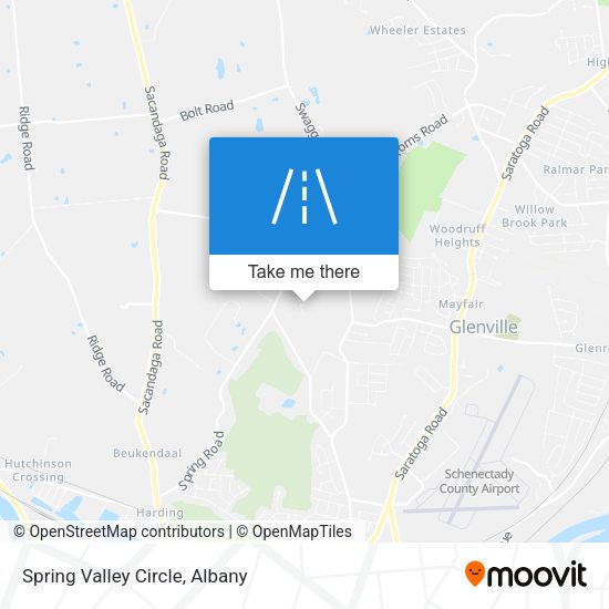 Mapa de Spring Valley Circle