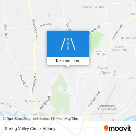 Spring Valley Circle map