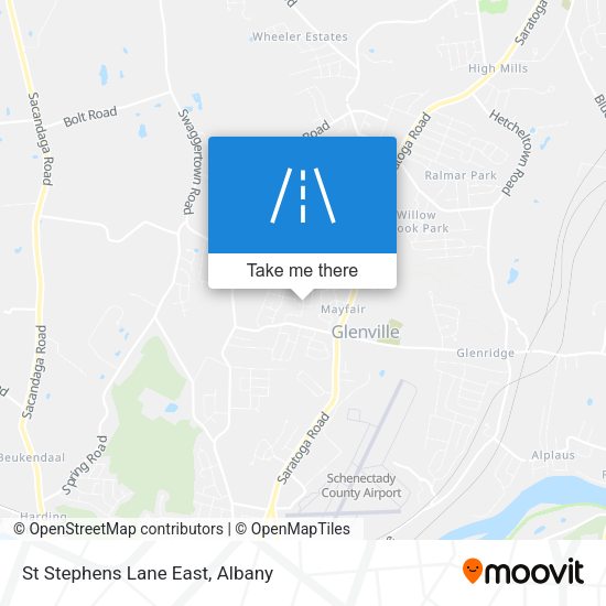 Mapa de St Stephens Lane East