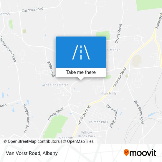 Mapa de Van Vorst Road