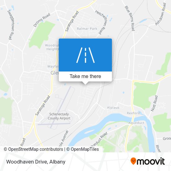 Woodhaven Drive map